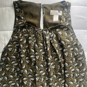 flowy high necked blouse